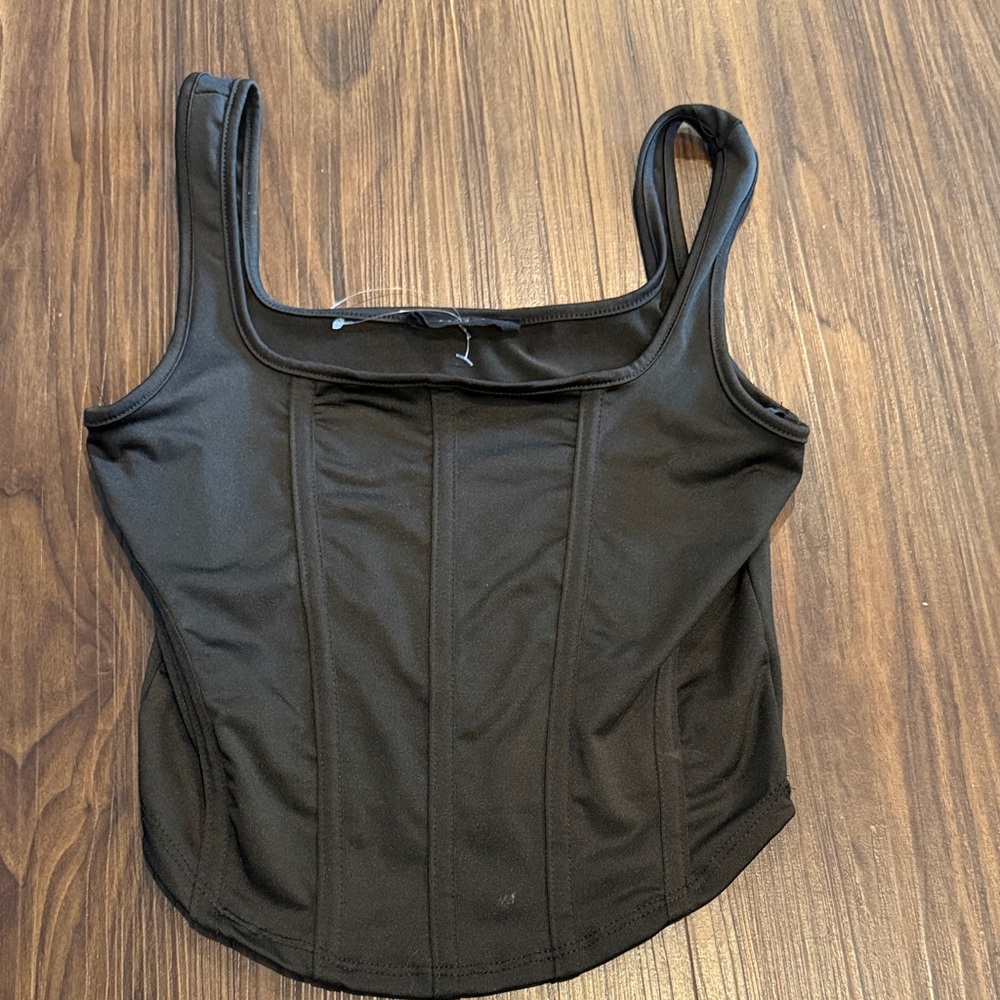 Black corset Women's Top